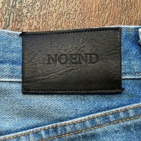 NEW NOEND DENIM Slim Straight Button Fly Jeans SZ 28 - Picture 9 of 14